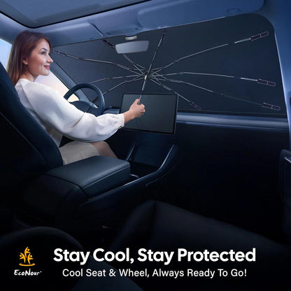 Sun Shade Umbrella for Car | Fits All Car Types | UV & Heat Protection
