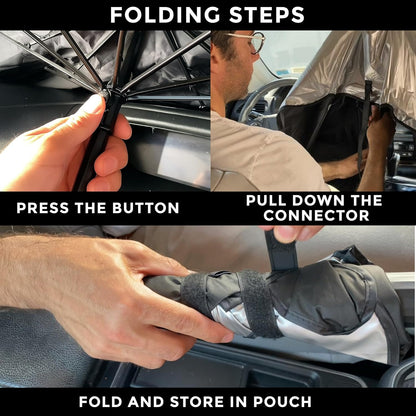 Sun Shade Umbrella for Car | Fits All Car Types | UV & Heat Protection